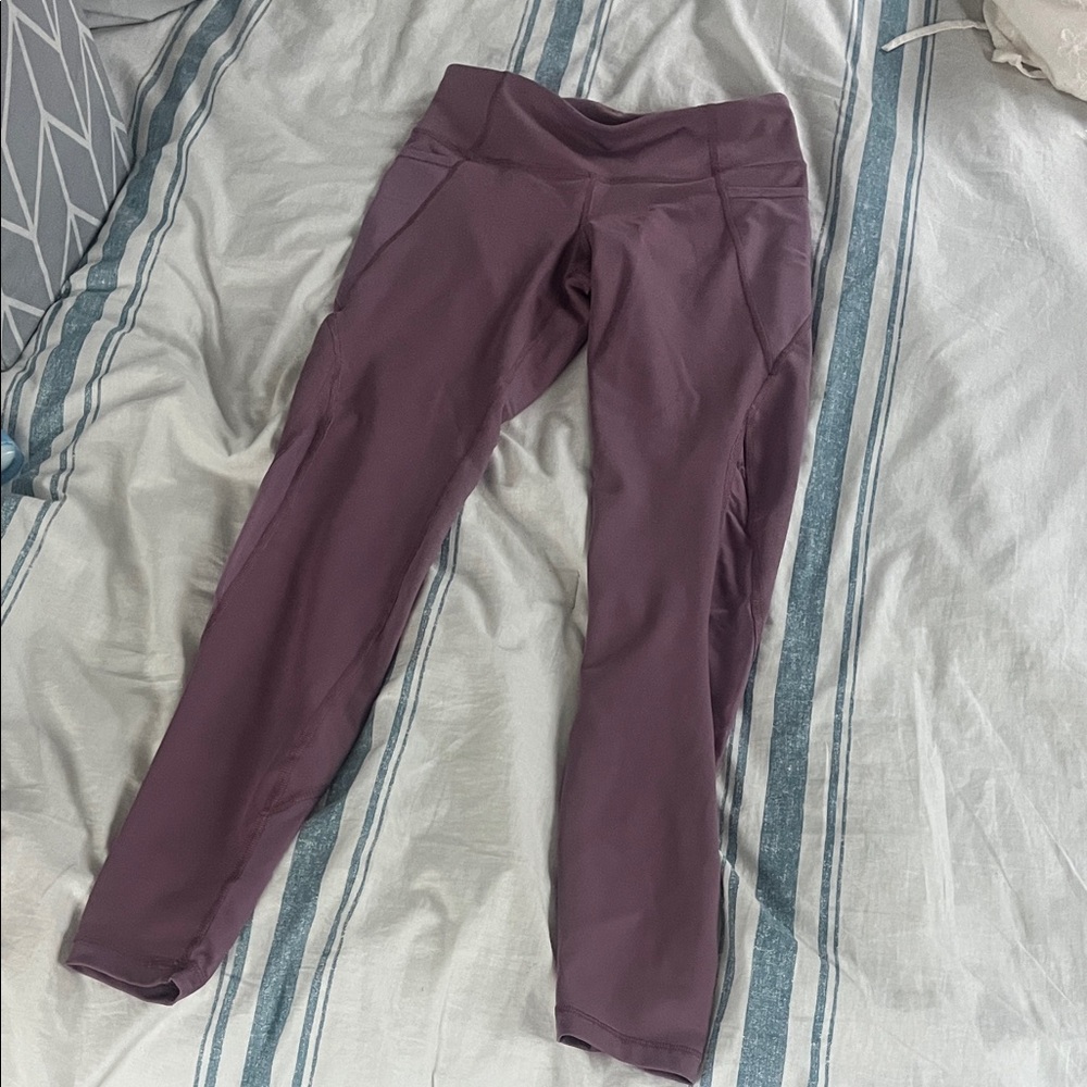 Purple Athletic Leggings
